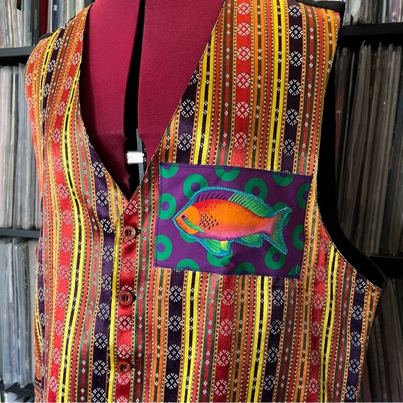 Phish phexico party time vest fishman donuts tropical island Mardi Gras - Picture 2 of 9